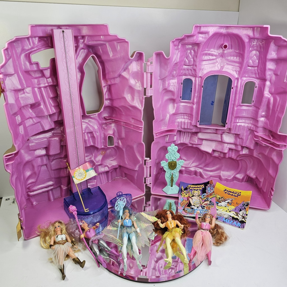 Vintage 80s Mattel Princess Of Power She-Ra Crystal Castle Pieces & Figure MOTU - Picture 11 of 16